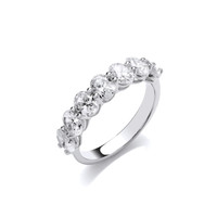 Silver Cubic Zirconia Opulence Ring Cavendish French