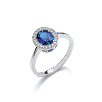 Timeless Elegance Silver & Cubic Zirconia Ring - Cavendish French