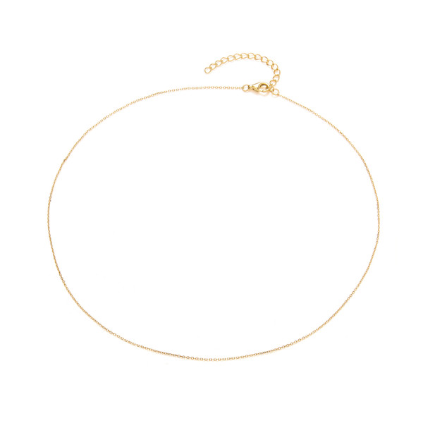 Gold Plated Silver Trace Chain